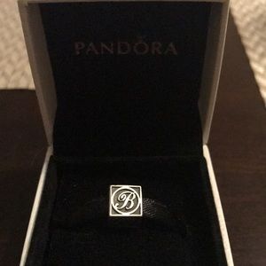 “B” Pandora Charm